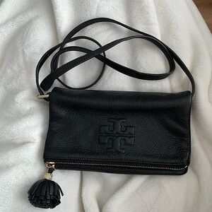 Black leather Tory Burch crossbody
